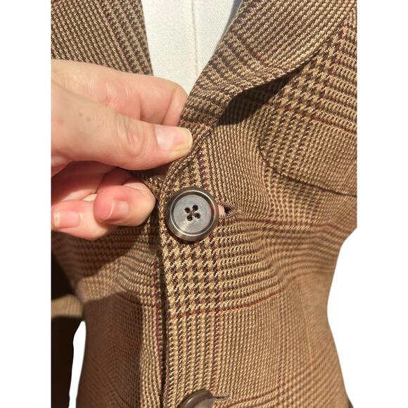 Vintage Ralph Lauren Purple Label Wool Blazer – Made in USA * Size 10 - Picture 6 of 16